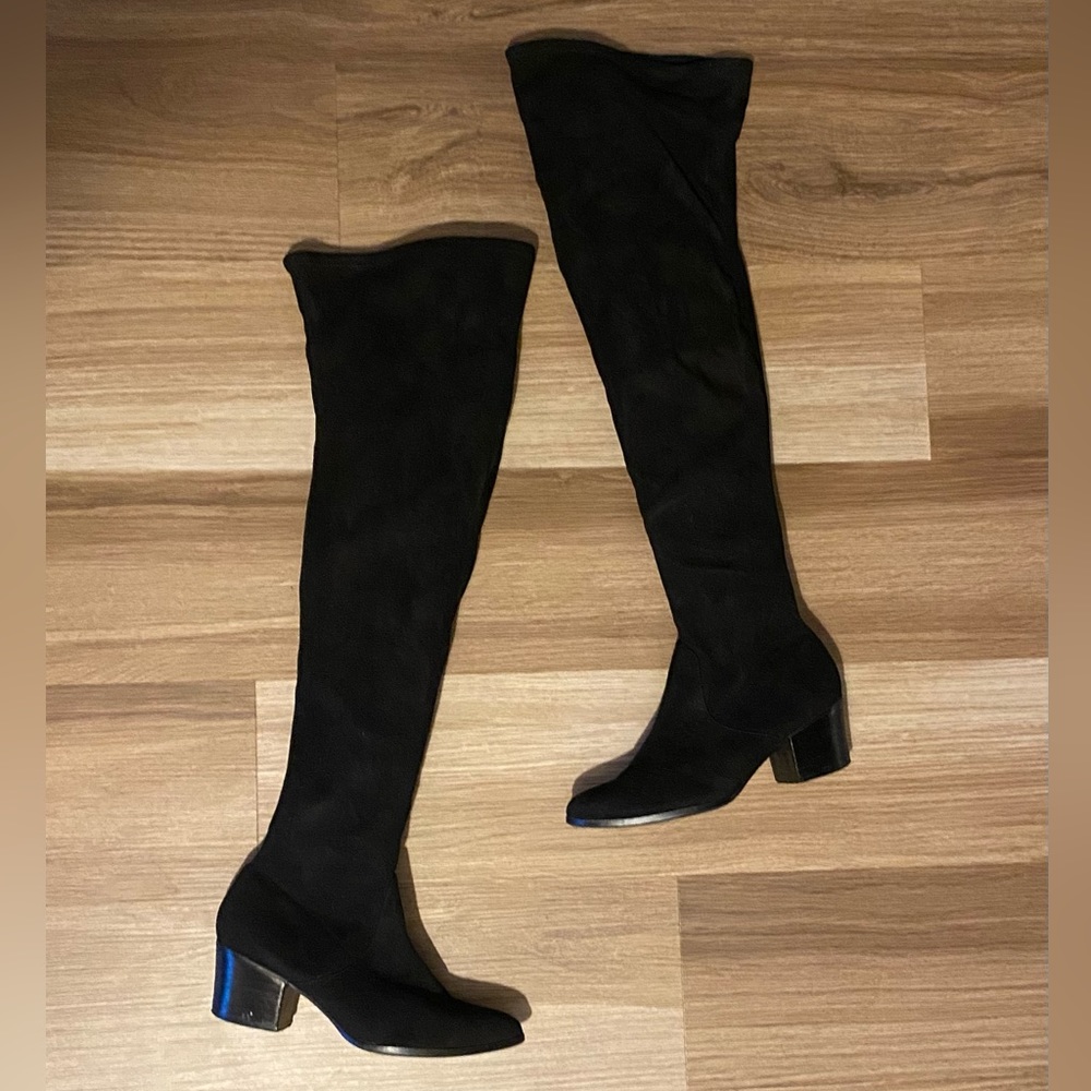 Aldo over the knee black boots